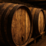 depoda viski fıçıları