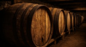 depoda viski fıçıları