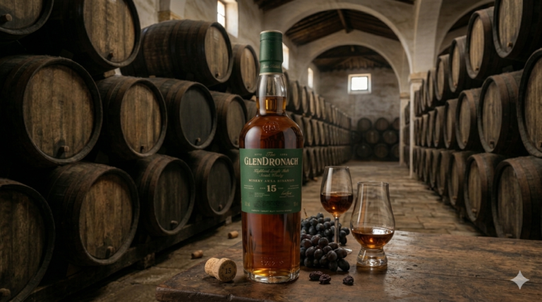Bir sherry bodegası içinde Glendronach 15