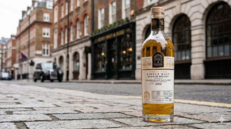 Craigellachie BBR şişesi İngiltere sokaklarında