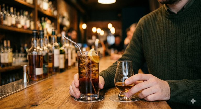 highball viski kola vs. sek viski